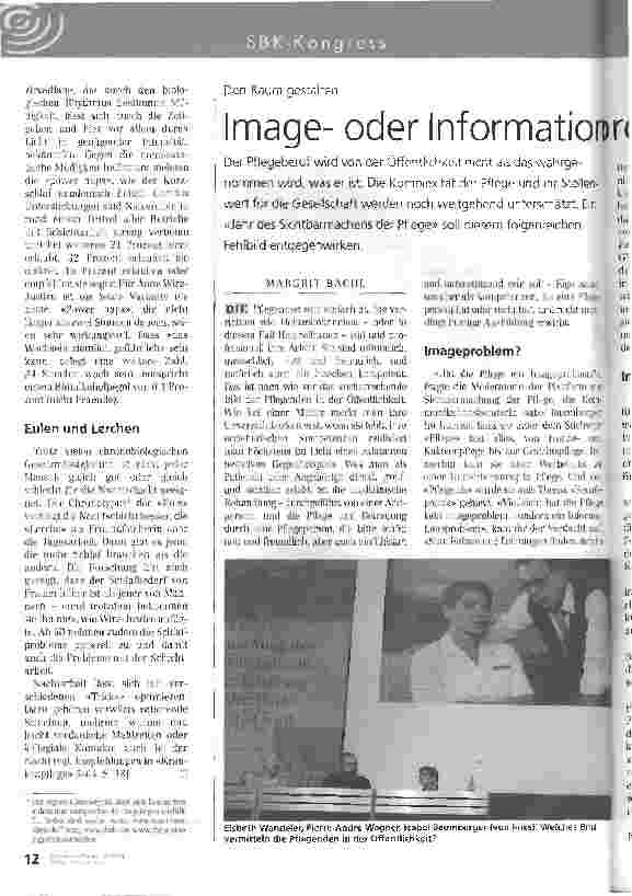 Vorschauseite 1: Imageoder Informationsproblem?