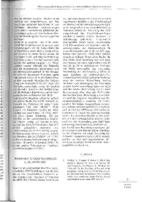 Vorschauseite 3: Maschinelle Beatmung und Ventilator-assoziierter Lungenschaden