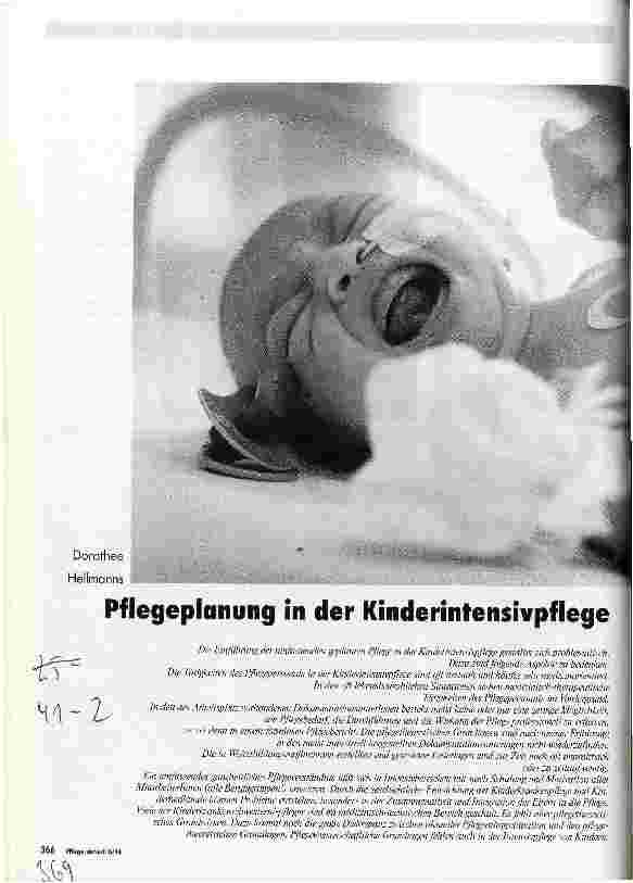 Vorschauseite 1: Pflegeplanung in der Kinderintensivpflege