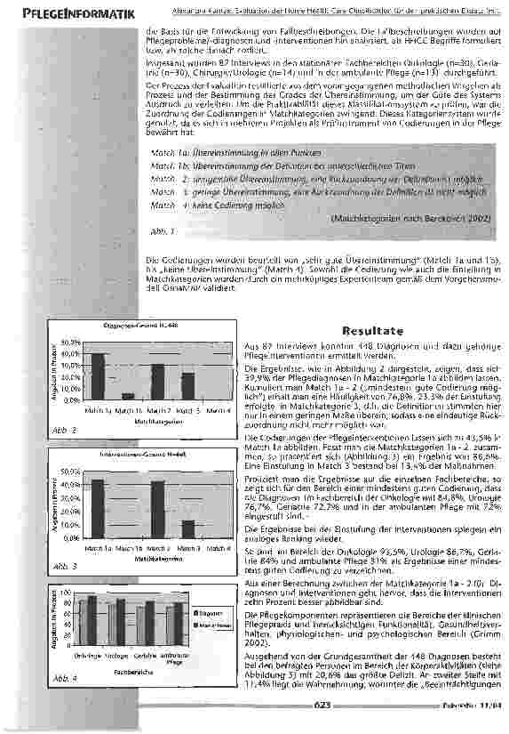 Vorschauseite 3: Evaluation der Home Health Care Classification für denpraktischen Einsatz im deutschsprachigen Raum