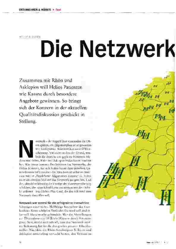 Vorschauseite 1: Die Netzwerk-Offensive