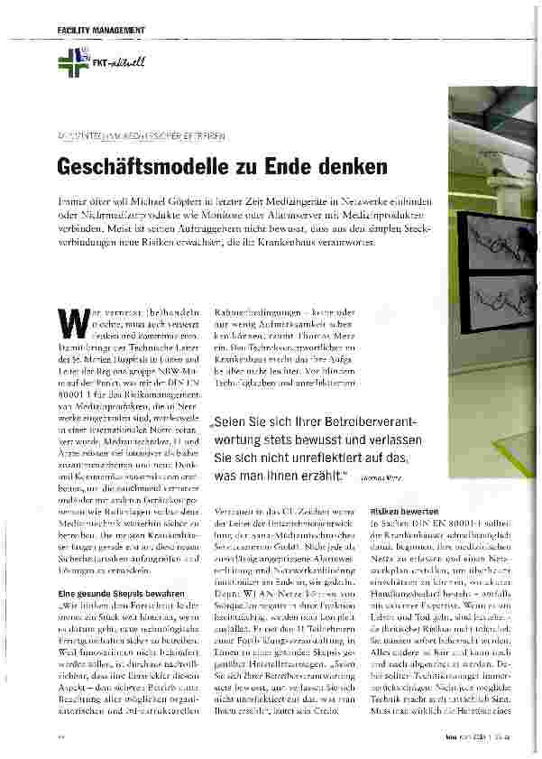 Vorschauseite 1: Geschäftsmodelle zu Ende denken