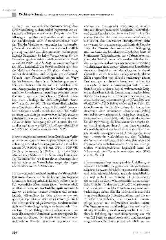 Vorschauseite 5: Zur Zahlung von Hinterbliebenenrente und Sterbegeld nach Behandlungsabbruch