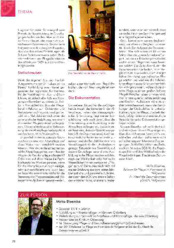 Vorschauseite 4: Ein Jahr bei der Evangelischen Altenhilfe Gesundbrunnen Hofgeismar