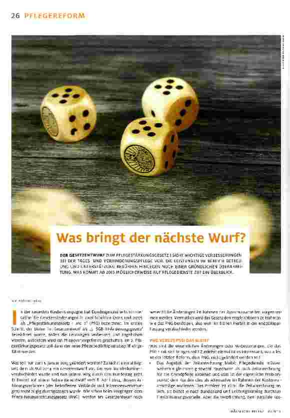 Vorschauseite 1: Was bringt der nächste Wurf?