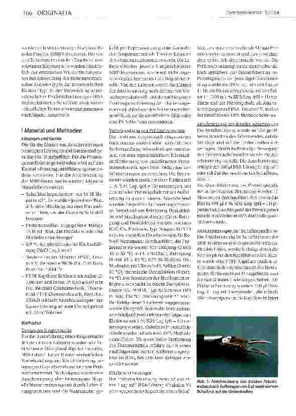 Vorschauseite 2: Ringversuche der AG DaVinci zur Etablierung einer Methode zur Überprüfung der Reinigungswirkung bei Robotik-Instrumenten