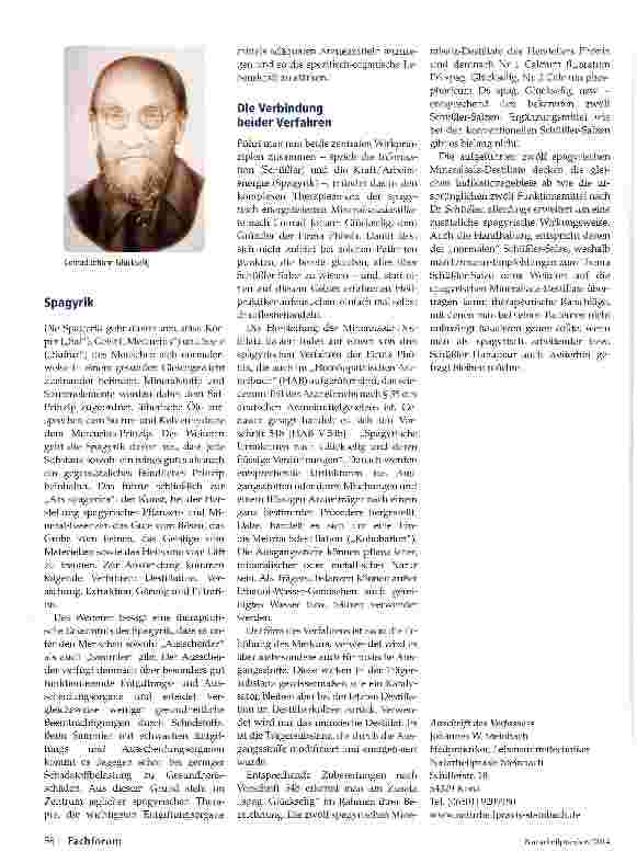 Vorschauseite 2: Biochemie trifft Spagyrik