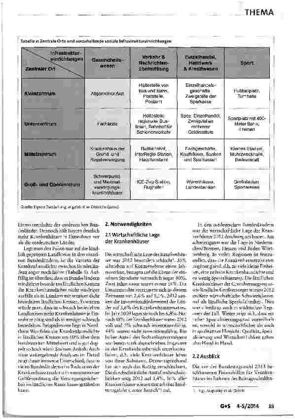Vorschauseite 3: Grundlagen einer erreichbarkeitsorientierten Versorgungsplanung