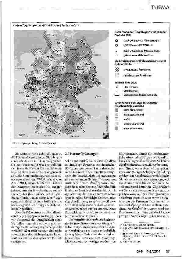 Vorschauseite 5: Grundlagen einer erreichbarkeitsorientierten Versorgungsplanung