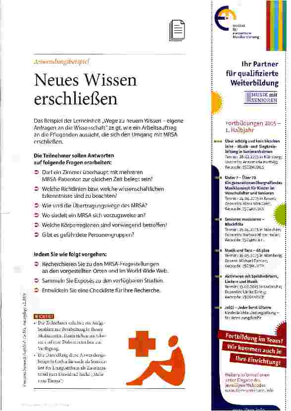 Vorschauseite 3: Wissen schaffen per Tablet