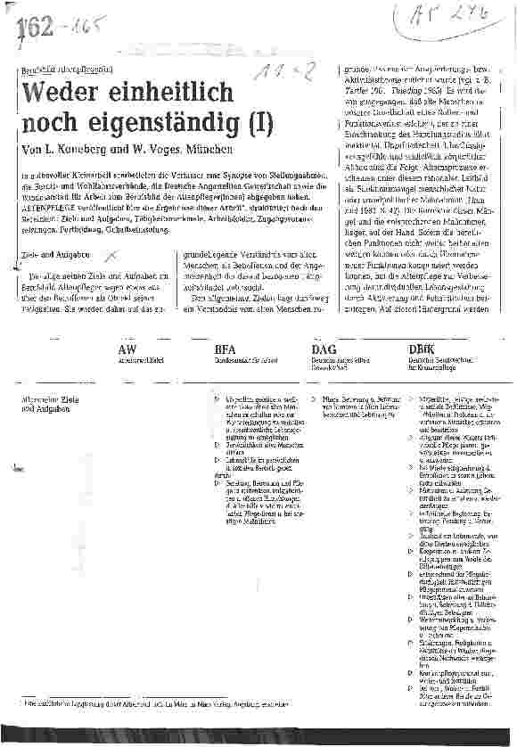Vorschauseite 1: Weder einheitlich noch eigenständig (I)