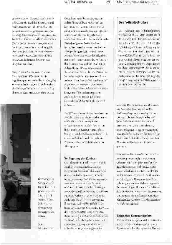 Vorschauseite 2: Die Betreuungsqualität nimmt abKostenbremse bei der Ergotherapie - und mehr administrative Arbeit