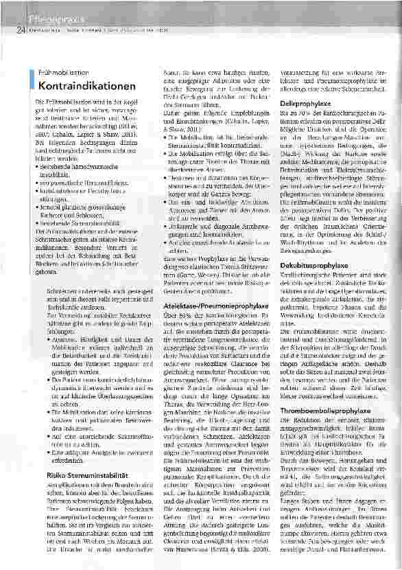 Vorschauseite 2: Frühmobilisation bei kardio-chirurgischen Patienten