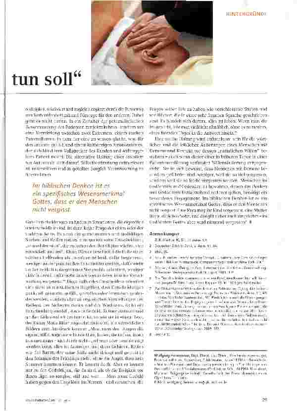 Vorschauseite 2: „Was willst du, dass ich dir tun soll