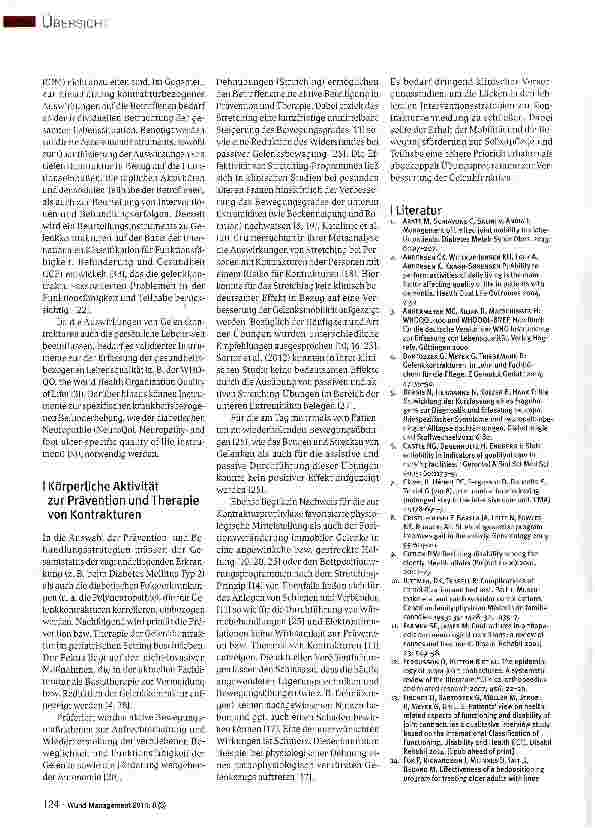 Vorschauseite 2: Bewegung und Mobilität: Kontrakturen