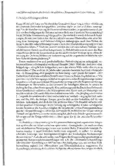 Vorschauseite 3: »ein bißchen verkrüppelt, aber doch der Alte geblieben« Kriegsinvalide im Ersten Weltkrieg