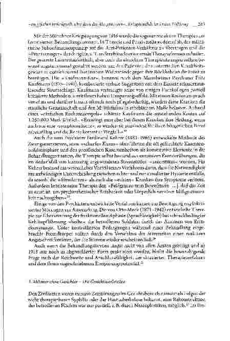Vorschauseite 5: »ein bißchen verkrüppelt, aber doch der Alte geblieben« Kriegsinvalide im Ersten Weltkrieg