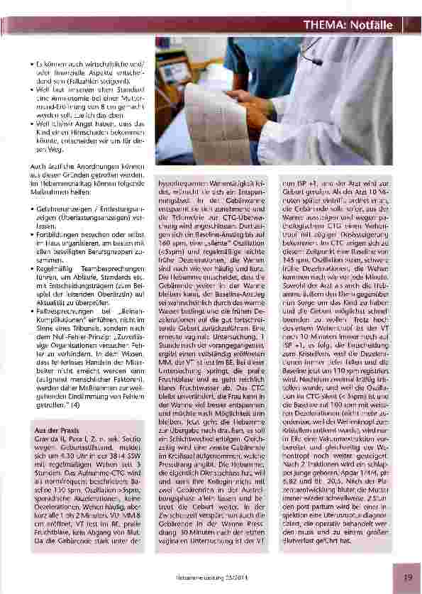 Vorschauseite 4: Besonnenheit, Fachwissen und Herz