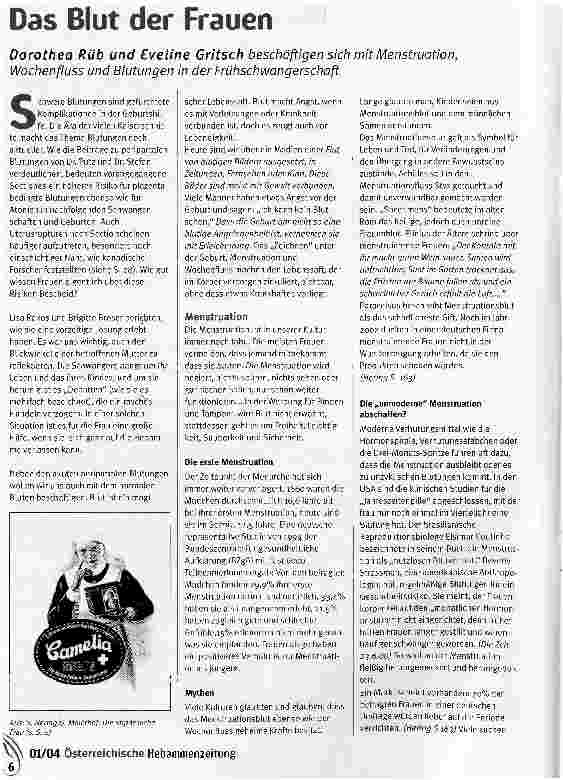 Vorschauseite 1: Das Blut der Frauen