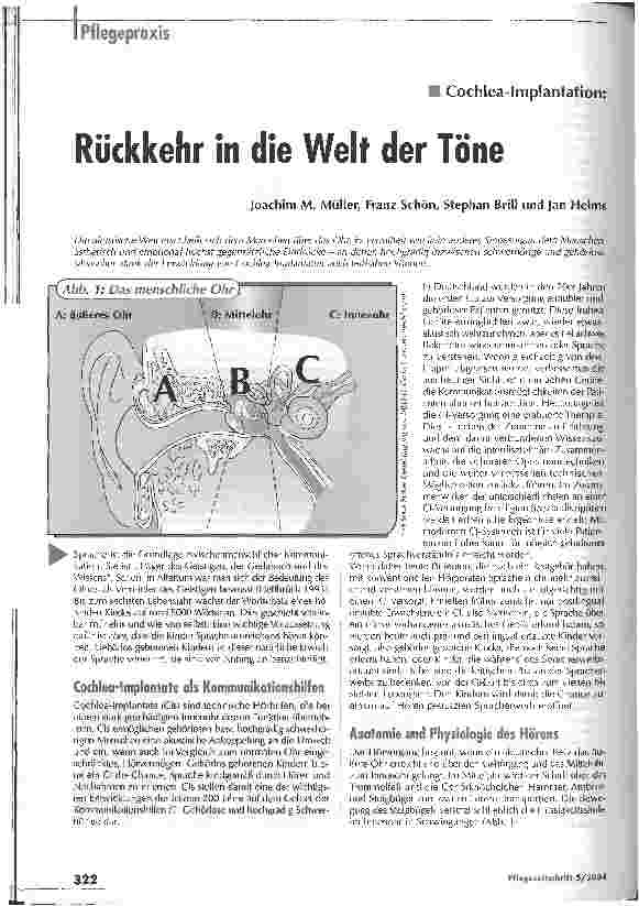 Vorschauseite 1: Rückkehr in die Welt der Töne