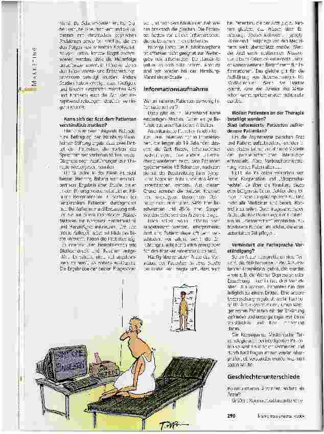 Vorschauseite 3: Verstehen Patienten ihre Ärzte?Kommunikation im medizinischen Alltag