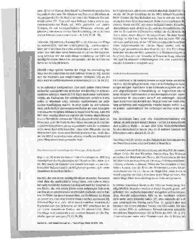 Vorschauseite 2: Kein Suizid-Vertrag in ambulanten Krisensituationeneine konzeptionelle Analyse