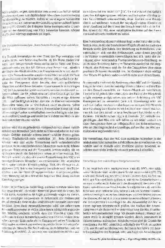 Vorschauseite 3: Kein Suizid-Vertrag in ambulanten Krisensituationeneine konzeptionelle Analyse