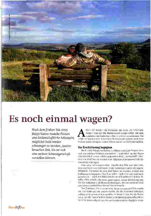 Vorschauseite 1: Es noch einmal wagen?
