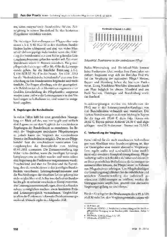 Vorschauseite 2: Die Zeitvergütung in der ambulanten Pflege nach den § 89, § 120 SGB XI