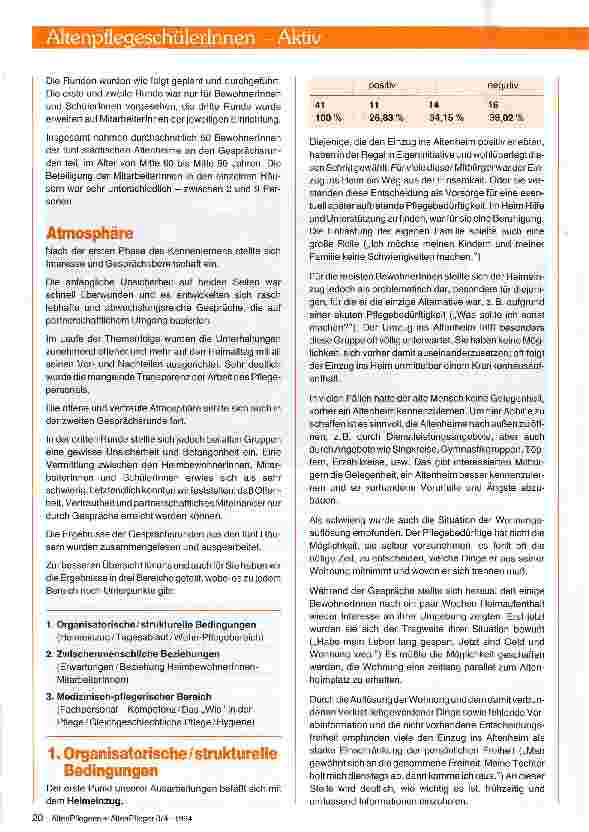 Vorschauseite 2: ExpertinnengesprächePräsentation am 12. Januar 1994 im Festsaal des städtischen Altenheims Rheindahlen
