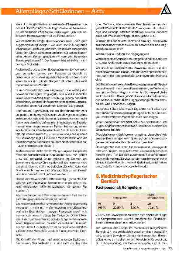 Vorschauseite 5: ExpertinnengesprächePräsentation am 12. Januar 1994 im Festsaal des städtischen Altenheims Rheindahlen