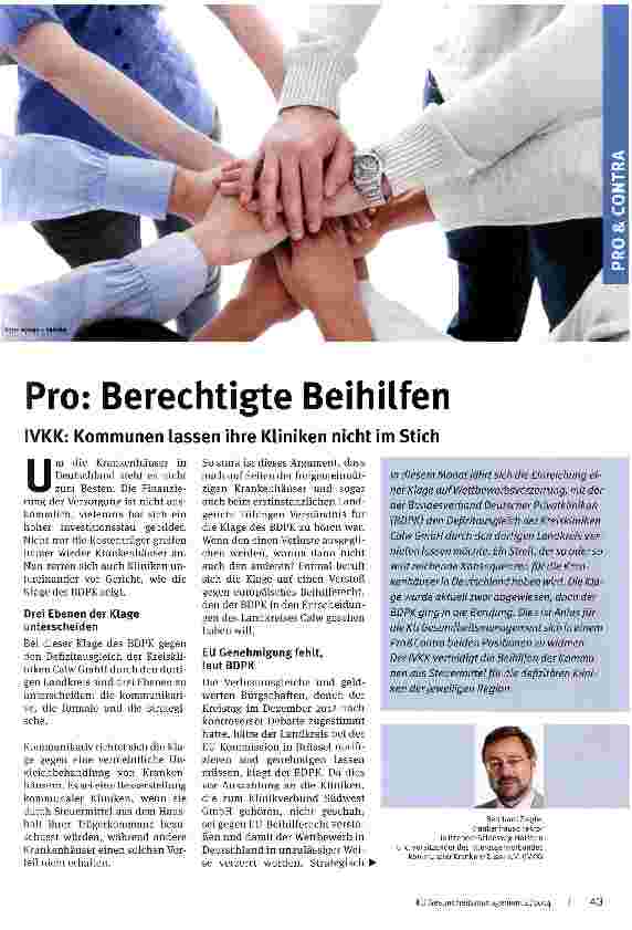 Vorschauseite 1: Pro: Berechtigte Beihilfen