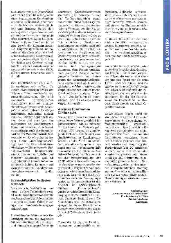 Vorschauseite 3: Pro: Berechtigte Beihilfen