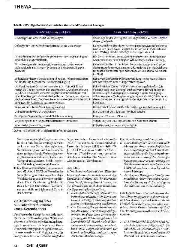Vorschauseite 3: Einheitskasse: Und der Schweizer Souverän sagt wieder nein
