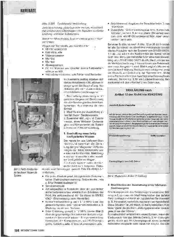 Vorschauseite 4: In-Haus-Herstellung von Medizinprodukten Risikoanalyse am Beispiel von fahrbaren Gerätewagen für die Endoskopie