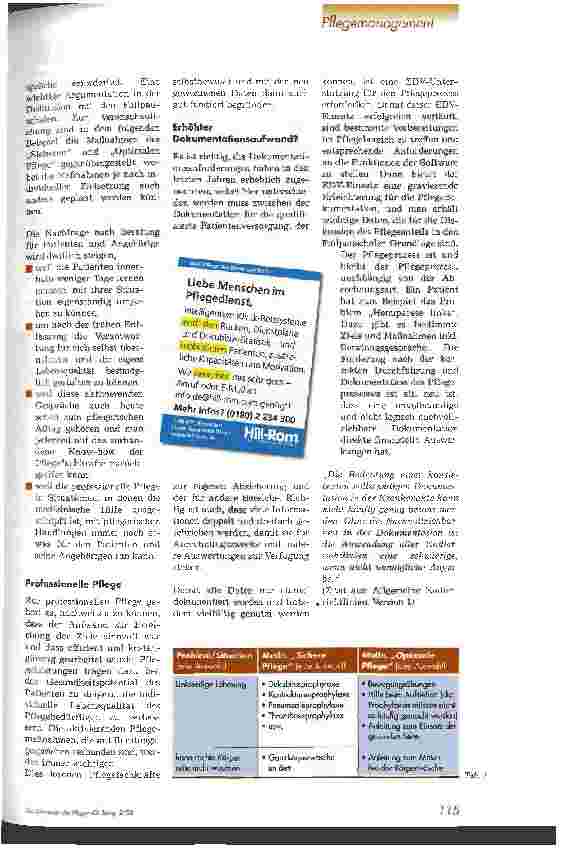 Vorschauseite 2: Anforderungen an die Pflegedokumentation - Erleichterung durch prozessorientierte Software