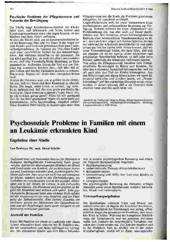 Vorschauseite 3: Arbeit auf einer onkologischen Kinderstation