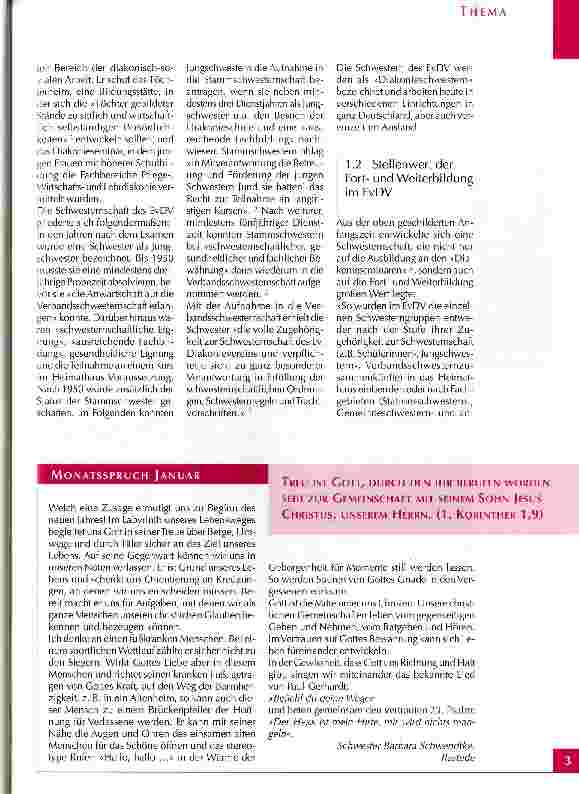 Vorschauseite 2: Von der Diakonieschule zum Bildungszentrum