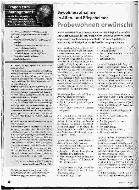 Vorschauseite 1: Probewohnen erwünscht