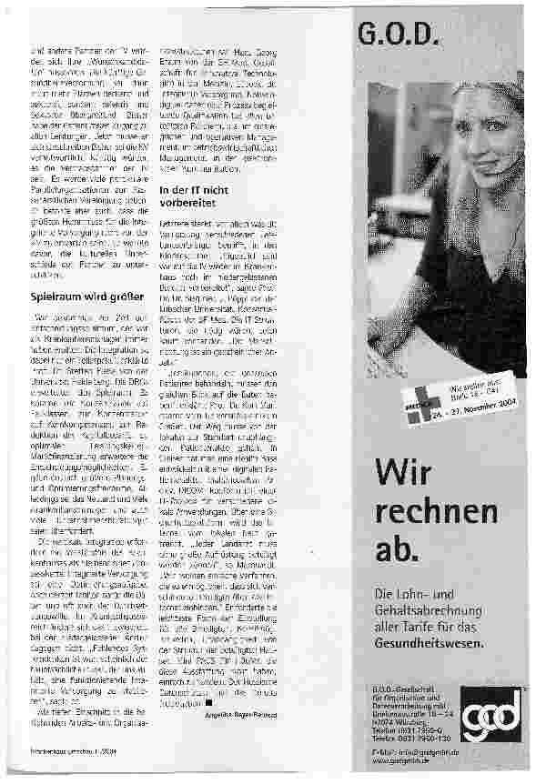 Vorschauseite 2: Künftig selektiv und Sektoren übergreifend1. Lübecker Symposium zur Integrierten Versorgung