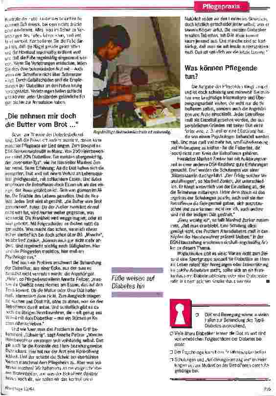 Vorschauseite 2: Diät ist gut, Kontrolle ist besser Der Typ-II-Diabetes in Theorie und Praxis