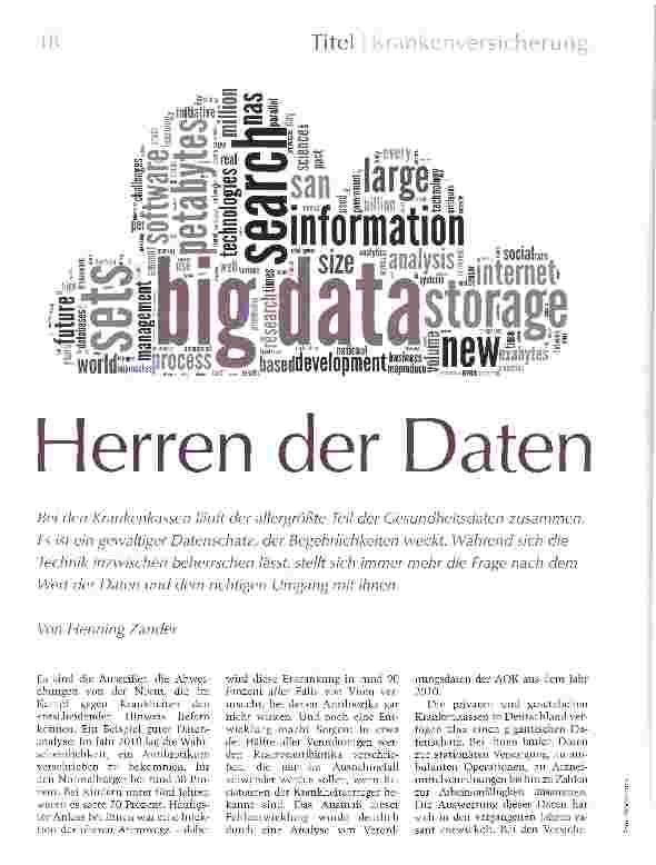 Vorschauseite 1: Herren der Daten