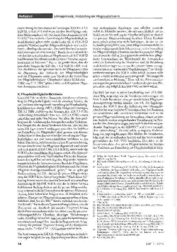 Vorschauseite 3: Das Verfahren zur Feststellung der Pflegebedürftigkeit in der privaten Pflegeversicherung