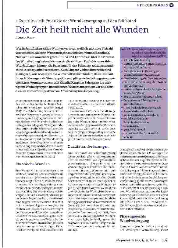 Vorschauseite 1: Die Zeit heilt nicht alle Wunden