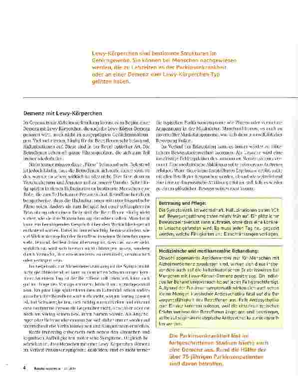 Vorschauseite 3: Demenz ist nicht gleich Alzheimer