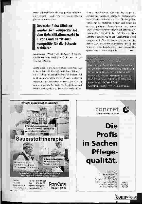Vorschauseite 4: Schweizer Reha deutsche Reha was ist gleich, was ist anders?