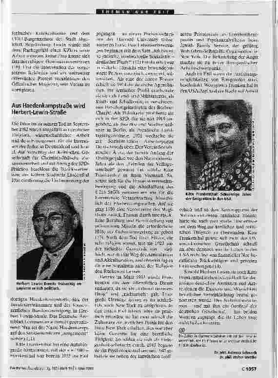 Vorschauseite 3: Zwei jüdische Ärzte aus Deutschland