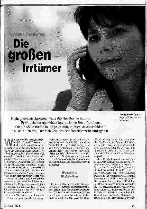 Vorschauseite 1: Die großen Irrtümer Personalrecruiting