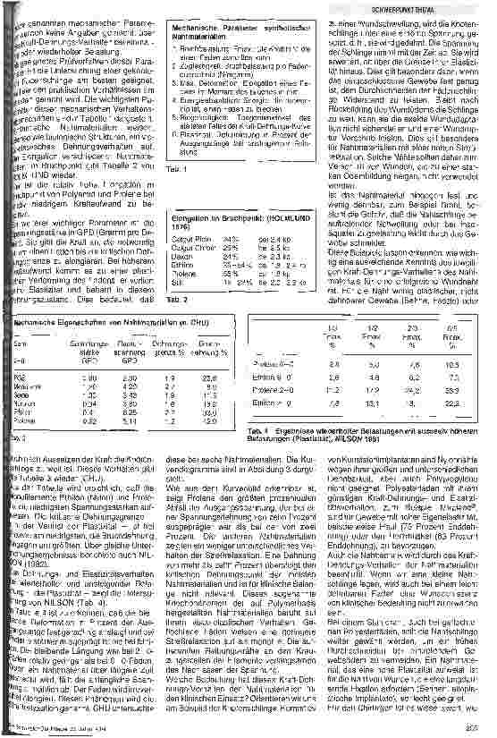 Vorschauseite 2: Nahtmaterial in der Herzund Gefäßklinik