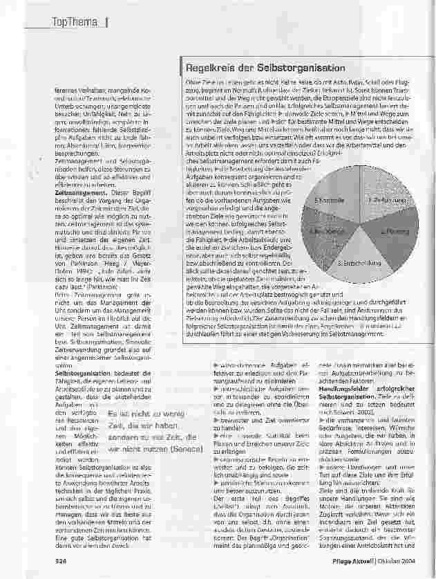 Vorschauseite 2: Zeitmanagement im Beruf PflegeEin großer Teil des beruflichen Erfolgs lässt sich mit einer optimierten Einteilung der Arbeitszeit erreichen